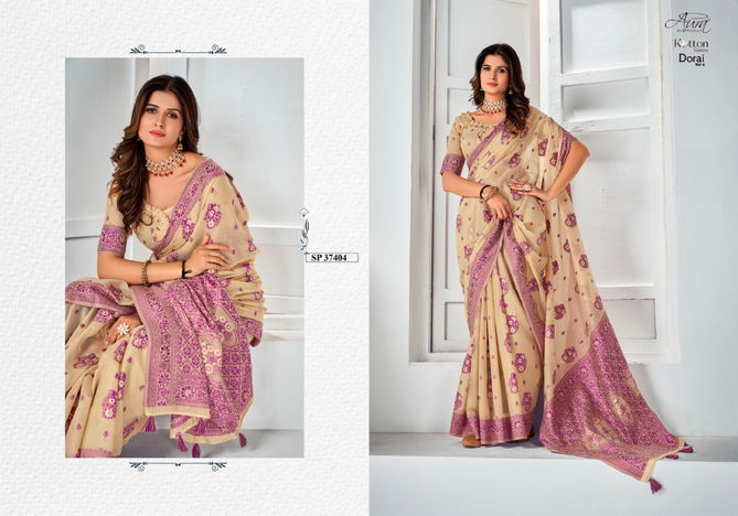 Dorai Vol 4 By Aura Daily Wear Saree Catalog
